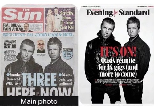 Oasis reunion come back - come,