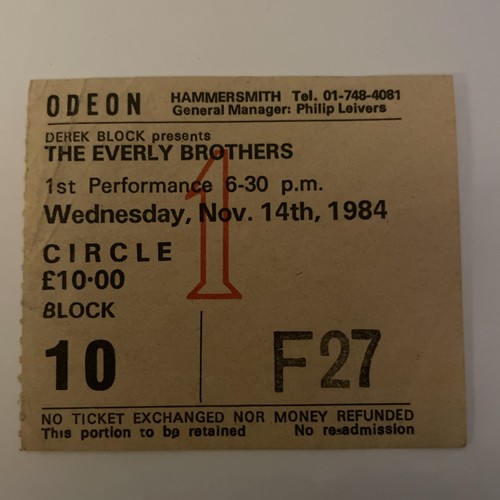The everly brothers - the, ticket