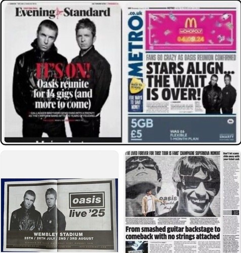 Oasis reunion special - oasis,