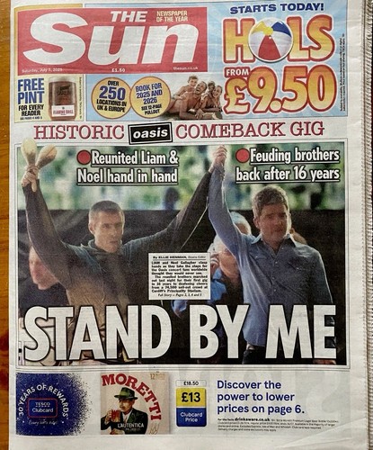 Oasis reunion tour live - reunion,