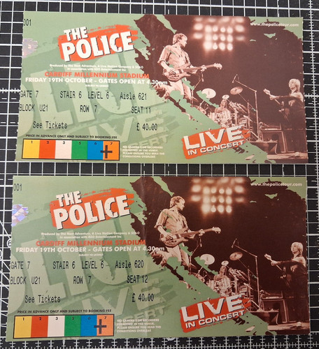 The police reunion tour sting - the,