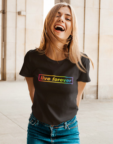 Oasis shirt live forever - oasis,