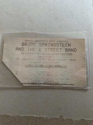 Bruce springsteen ticket - bruce,