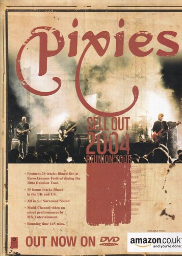 Pixies sell out 2004 reunion - sell,