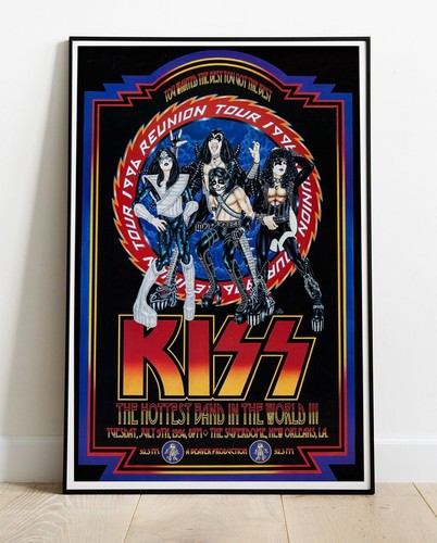 Kiss 1996 reunion tour poster - reunion,